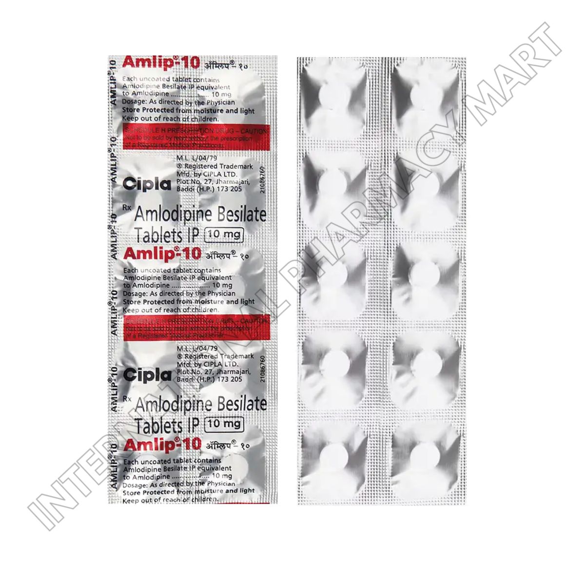 AMLIP 10MG-AMLOPIDINE 10MG (Generic Norvasc) - Image 2
