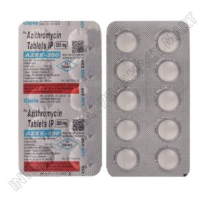 AZEE 250MG-AZITHROMYCIN 250MG (Generic Zithromax)