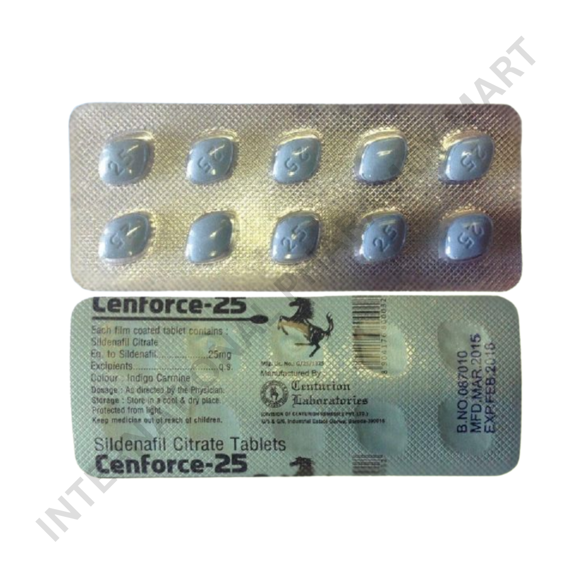 CENFORCE 25MG-SILDENAFIL 25MG (Generic Viagra) - Image 2
