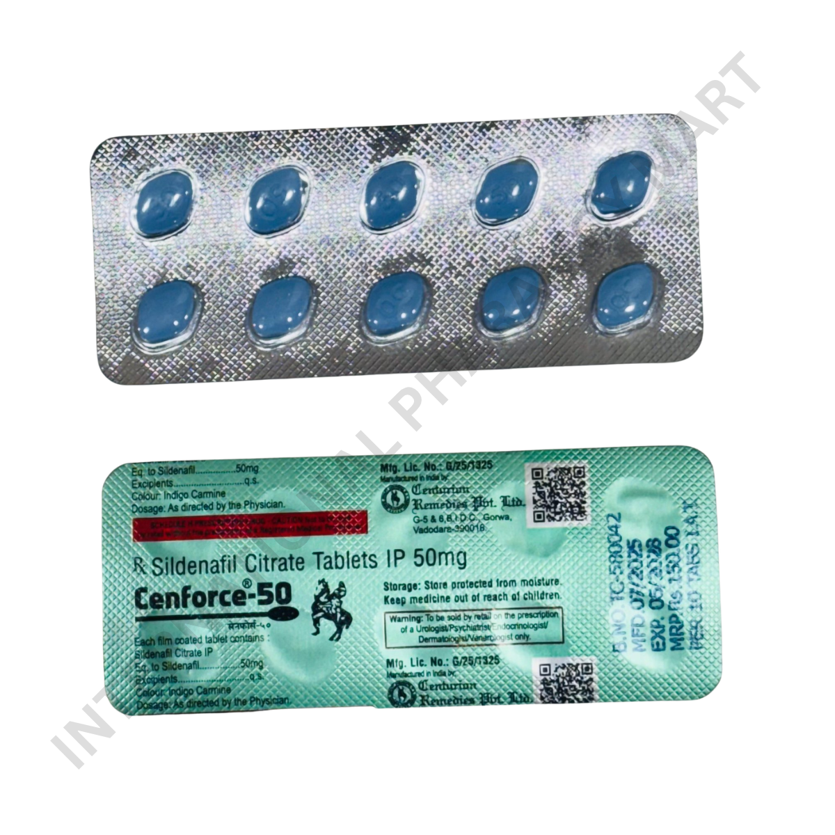 CENFORCE 50MG-SILDENAFIL 50MG (Generic Viagra) - Image 2