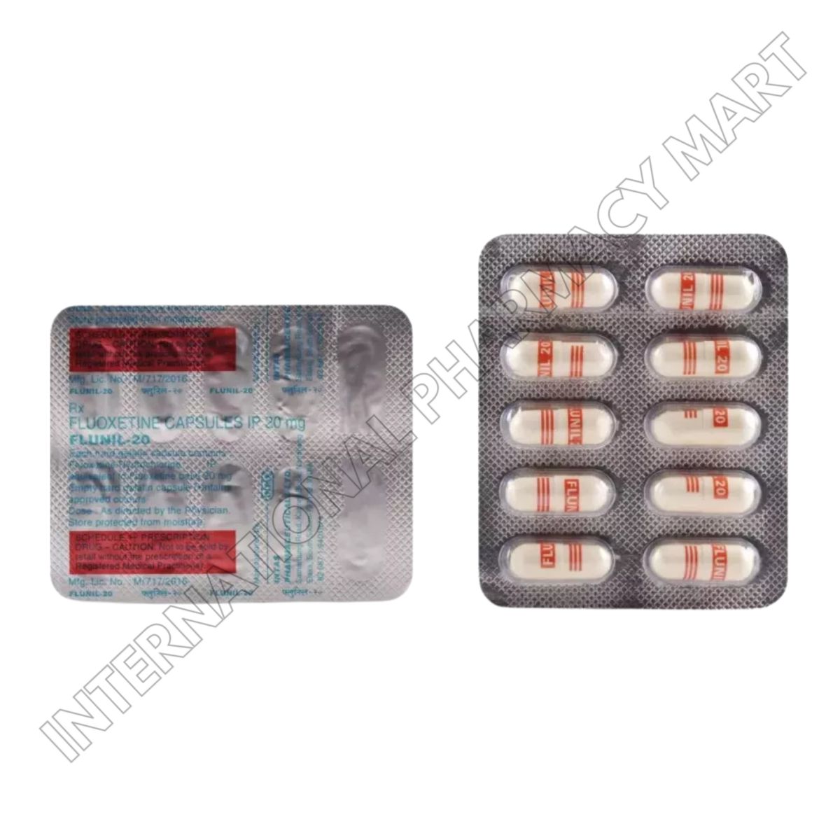 FLUNIL 20MG-FLUOXETINE 20MG (Generic Prozac) - Image 2