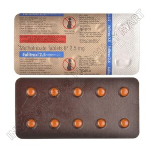 FOLITRAX 2.5MG-METHOTREXATE 2.5MG (Generic Rheumatrex)