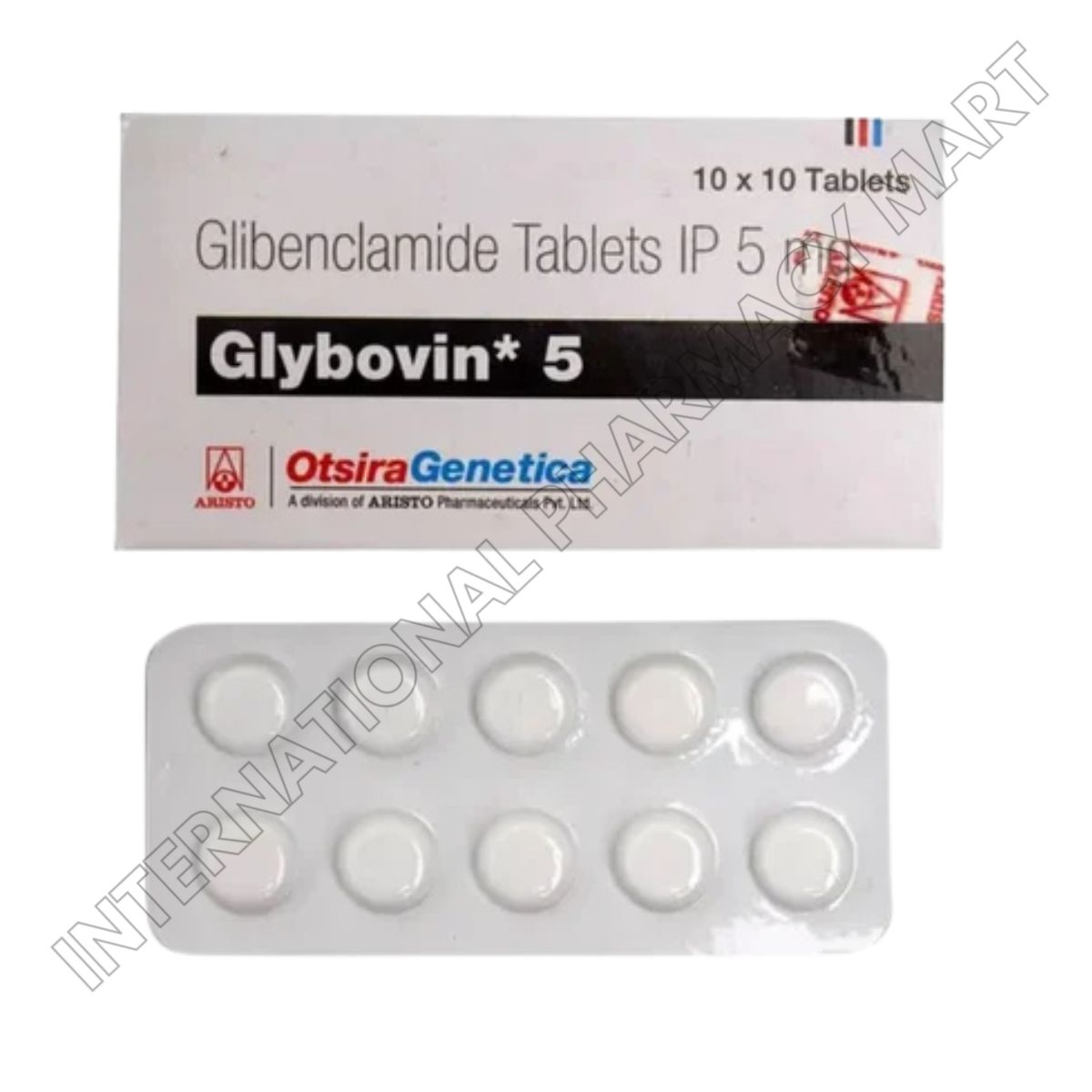 GLYBOVIN 5MG-GLIBENCLAMIDE 5MG (Generic Glyburide)