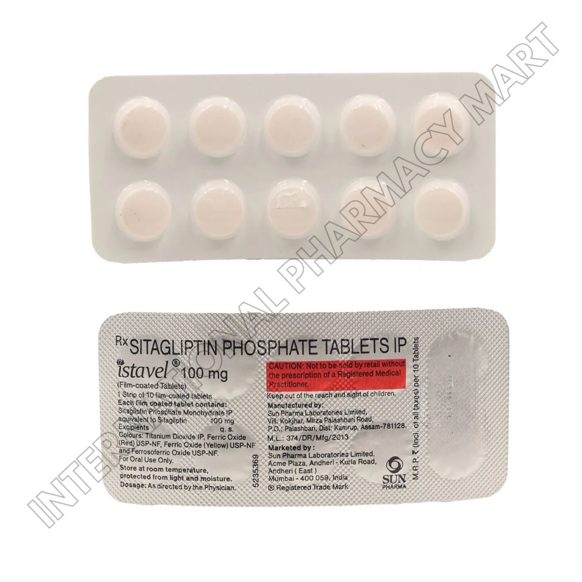 ISTAVEL 100MG-SITAGLIPTIN100MG (Generic Januvia)