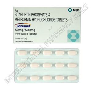 JANUMET 50/500MG (Sitagliptin+Metformin)