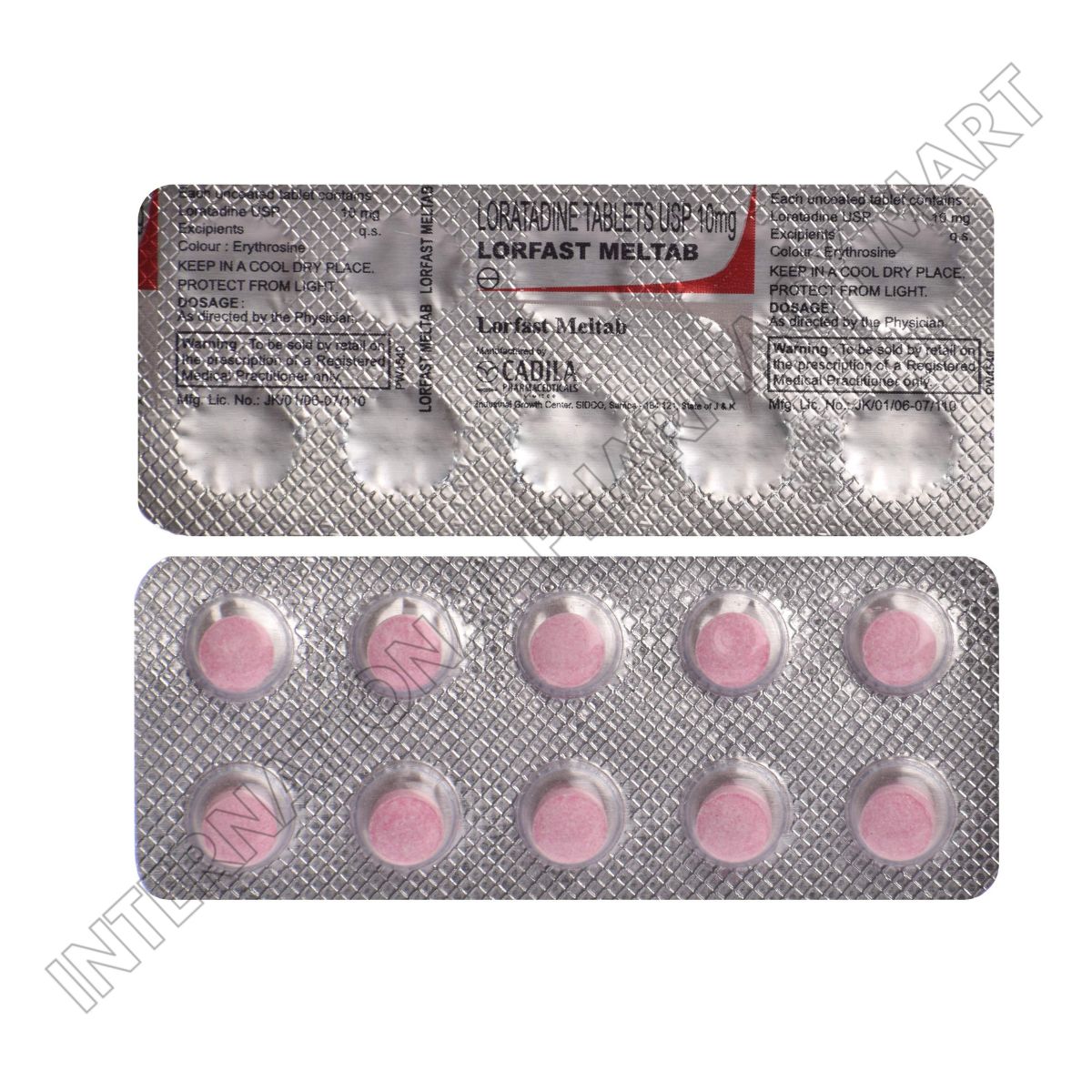 LORFAST MELTAB 10MG-LORATADINE 10MG (Generic Claritin) - Image 2