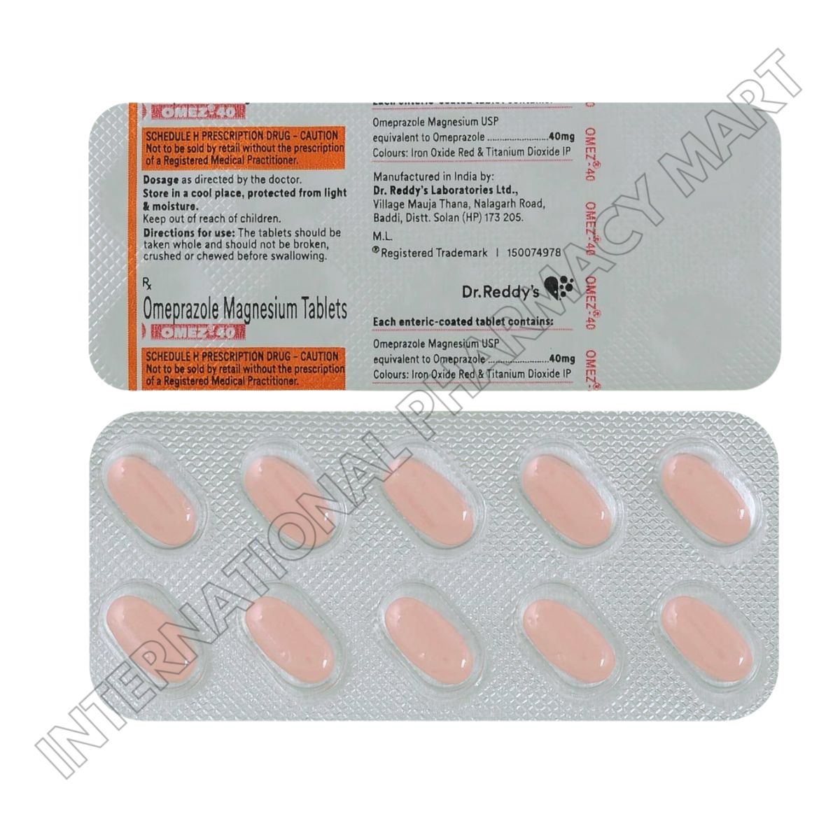 OMEZ 40MG-OMERPRAZOLE 40MG (Generic Prilosec) - Image 2