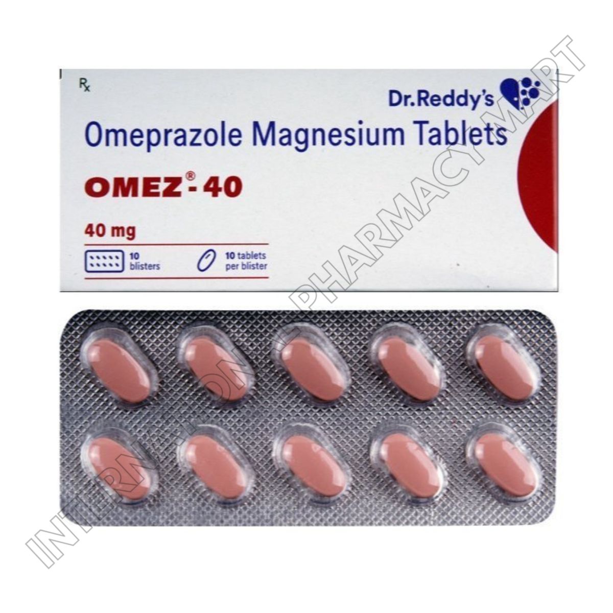 OMEZ 40MG-OMERPRAZOLE 40MG (Generic Prilosec)
