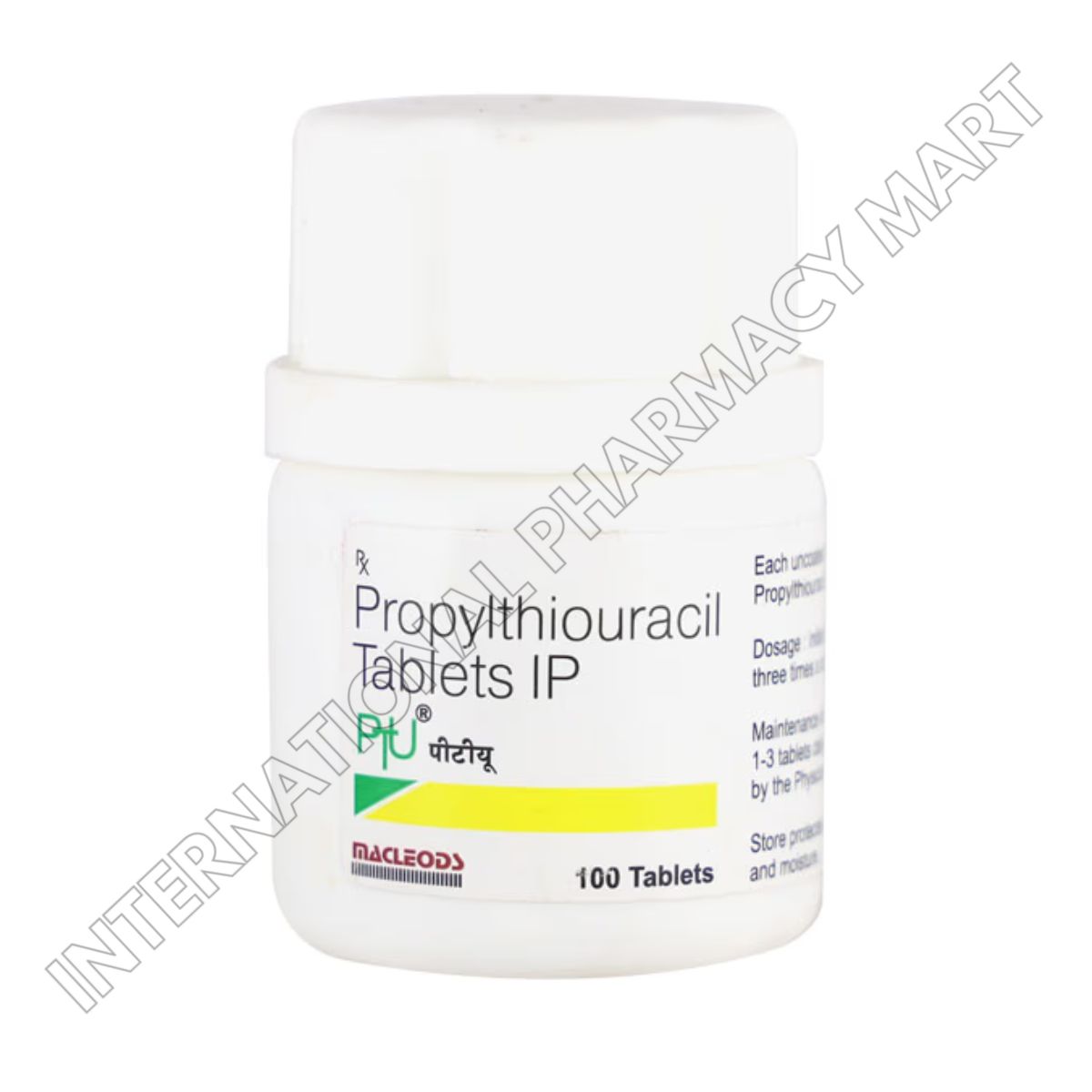 PTU TABLET 50MG-PROPYL THIOURACIL 50MG (Generic Propycil)