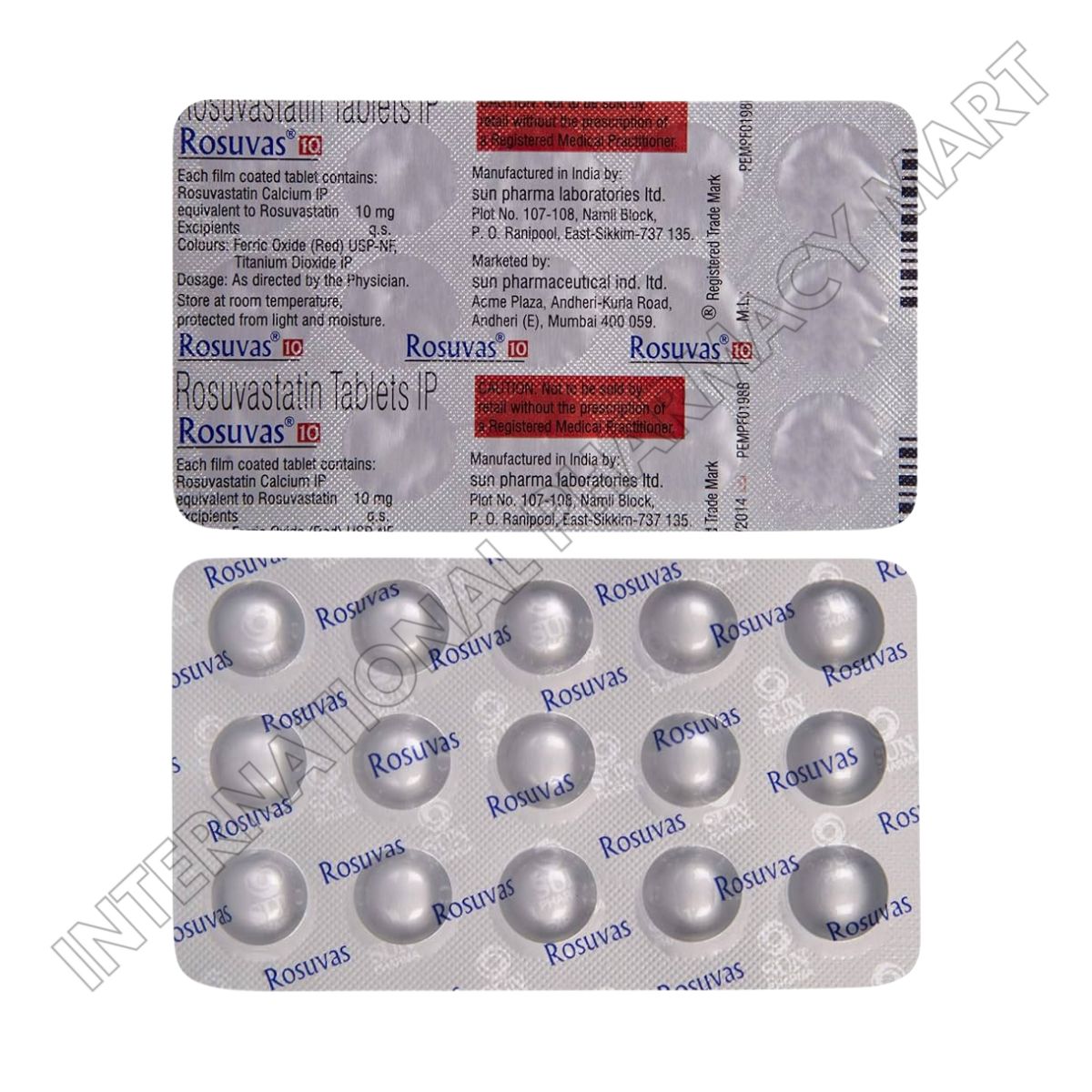 ROSUVAS 10MG-ROSUVASTATIN 10MG (Generic Crestor) - Image 2