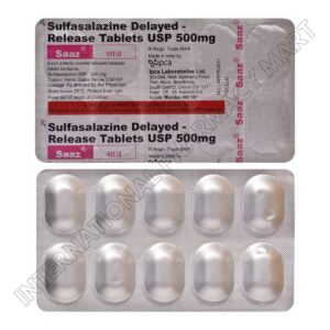 SAAZ 500MG-SULFASALAZINE 500MG (Generic Azulfidine)