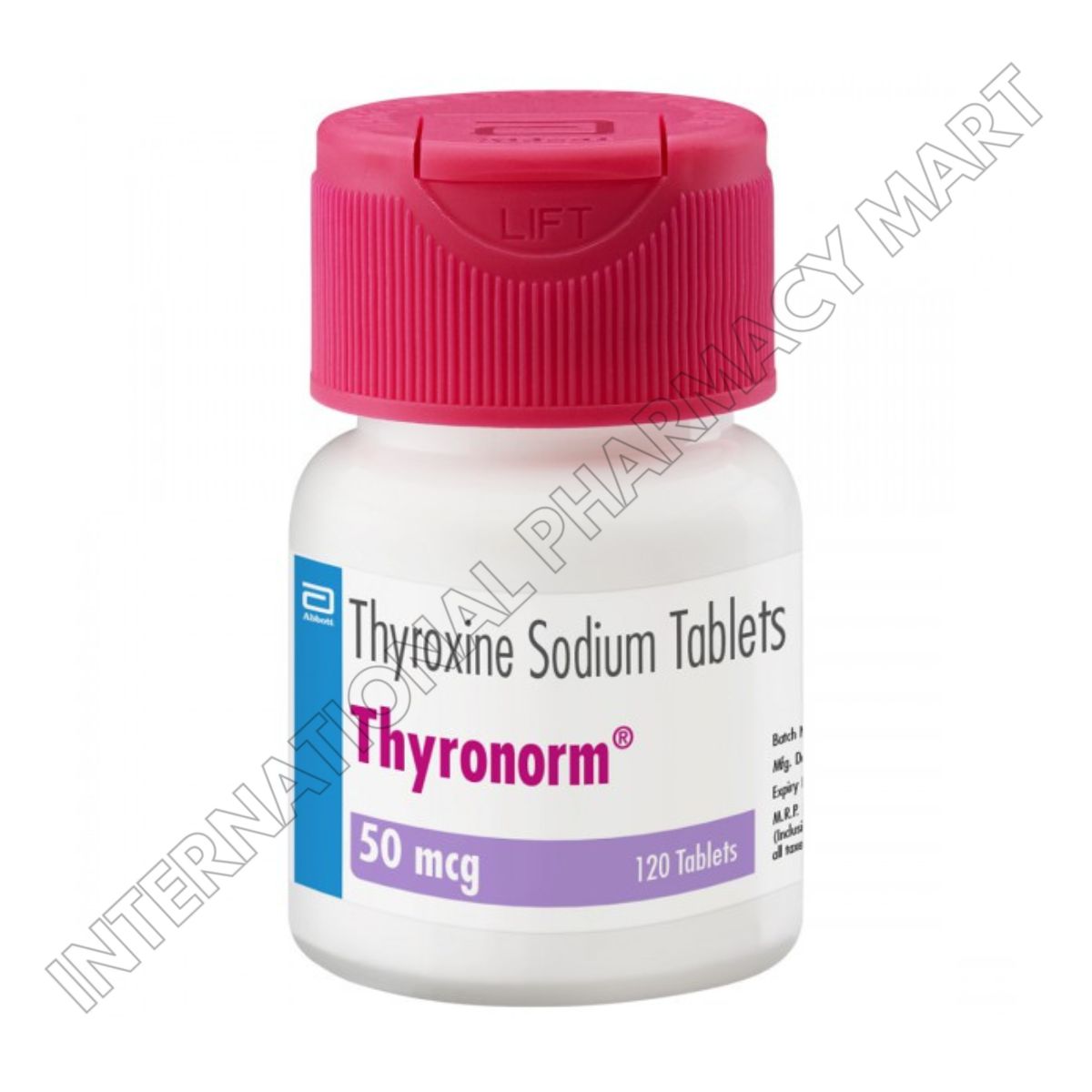 THYRONORM 50MCG-LEVOTHYROXINE 50MCG (Generic Euthyrox)