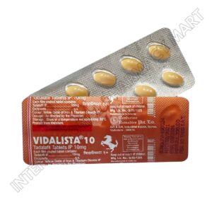 VIDALISTA 10MG-TADALAFIL 10MG (Generic Cialis)