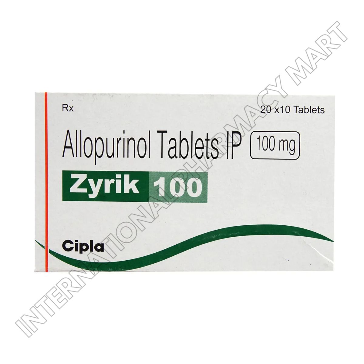 ZYRIK 100MG-ALLOPURINOL 100MG (Generic Lopurin and Zyloprim)