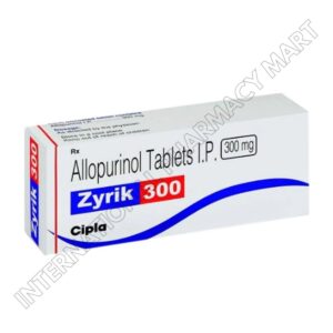 ZYRIK 300MG-ALLOPURINOL 300MG (Generic Lopurin and Zyloprim)