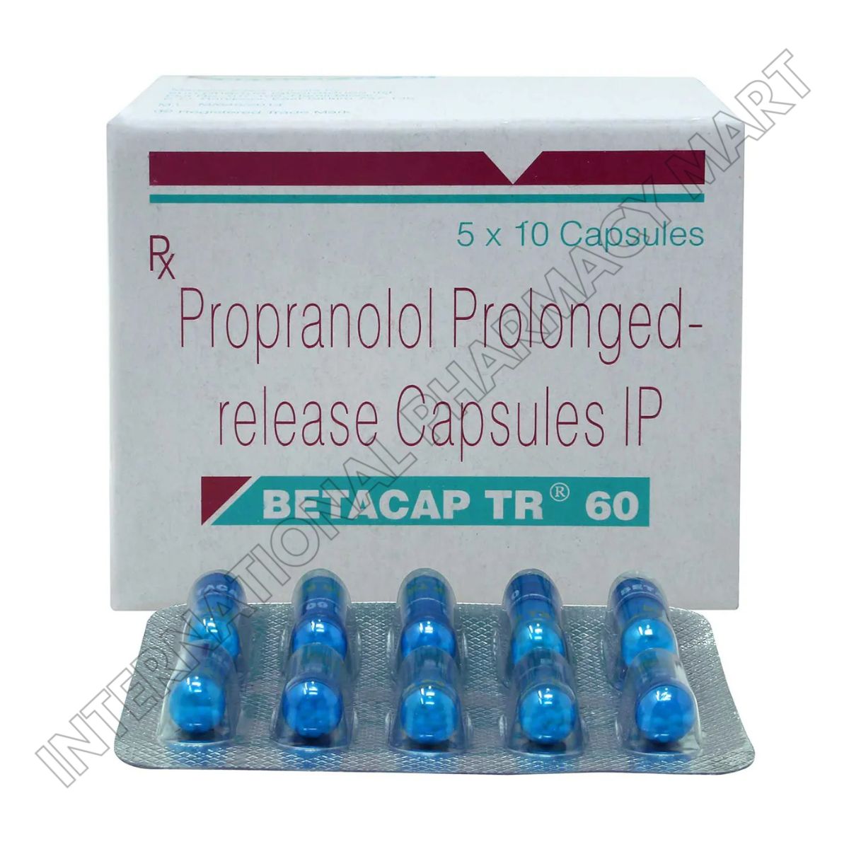 BETACAP TR 60MG-PROPRANOLOL TR 60MG (Generic Inderal LA)