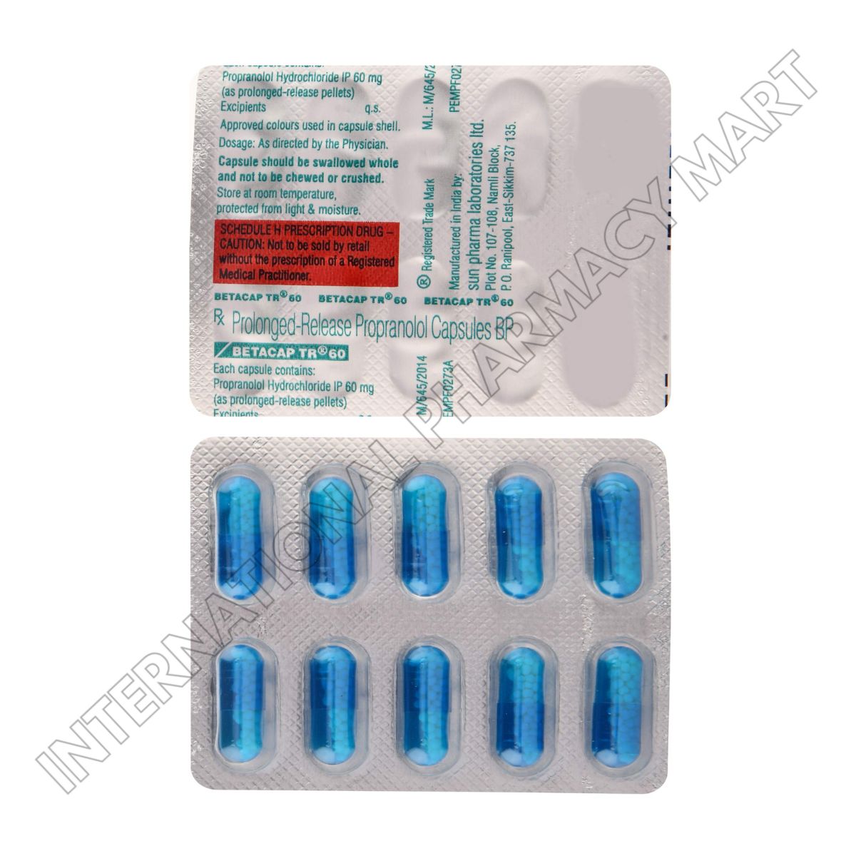 BETACAP TR 60MG-PROPRANOLOL TR 60MG (Generic Inderal LA) - Image 2
