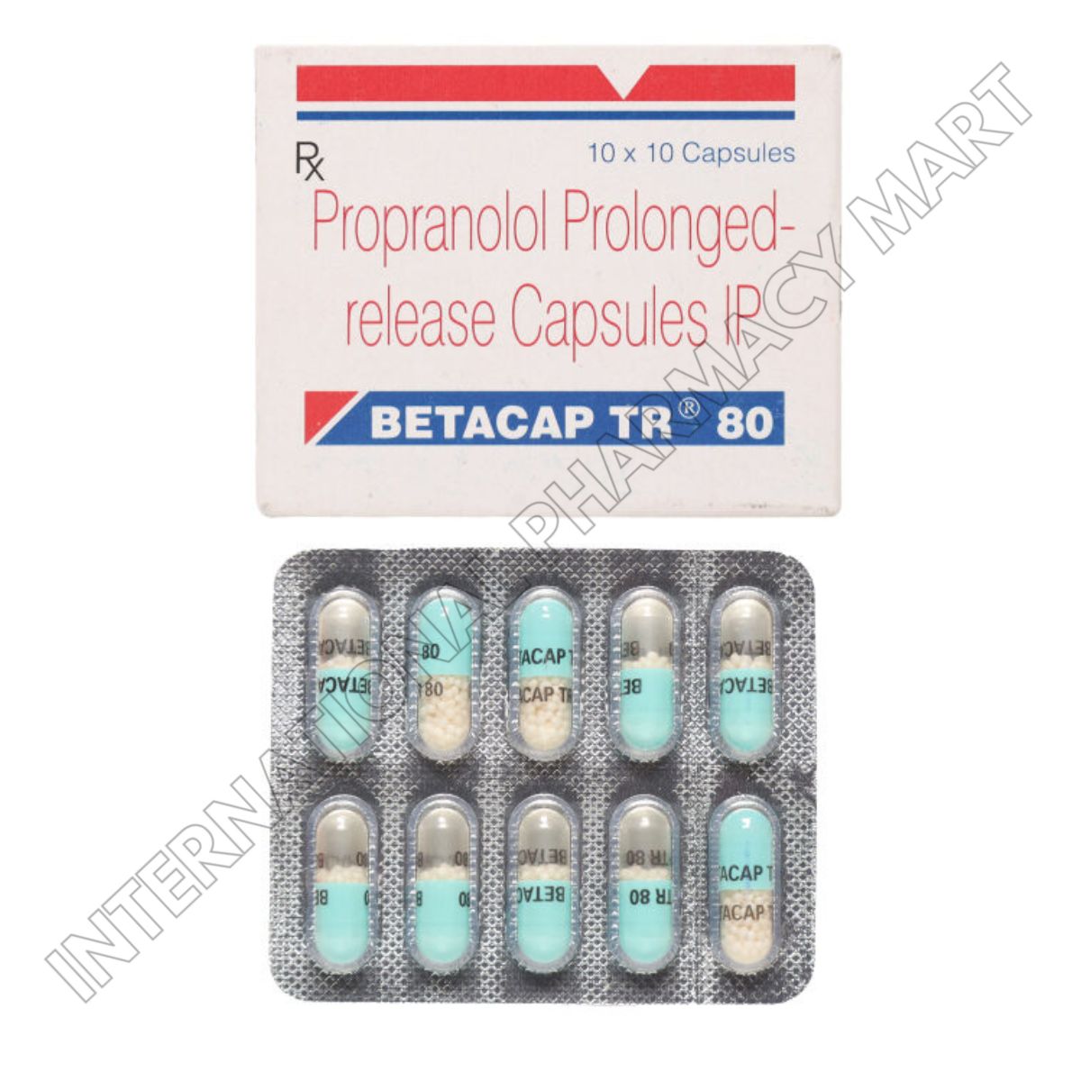 BETACAP TR 80MG-PROPRANOLOL TR 80MG (Generic Inderal LA)
