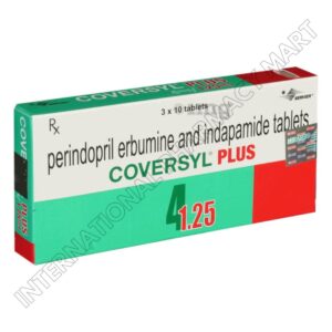 COVERSYL PLUS-PERINDOPRIL ERBUMINE 4MG+INDAPAMIDE 1.25MG