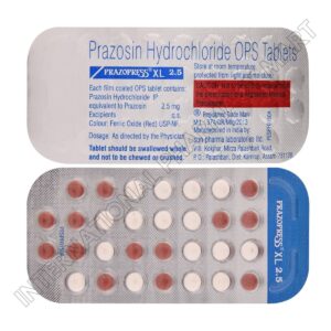 PRAZOPRESS 2.5MG-PRAZOSIN ER 2.5MG (Generic Minipress)
