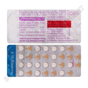 PRAZOPRESS 5MG-PRAZOSIN ER 5MG (Generic Minipress)