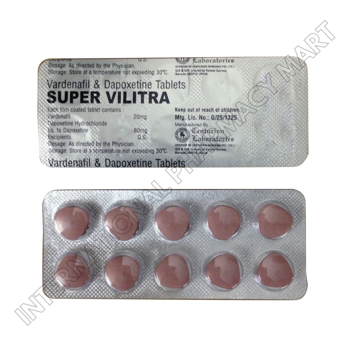 SUPER VILITRA (VARDENAFIL 60MG-DAPOXETINE 20MG) - Image 2