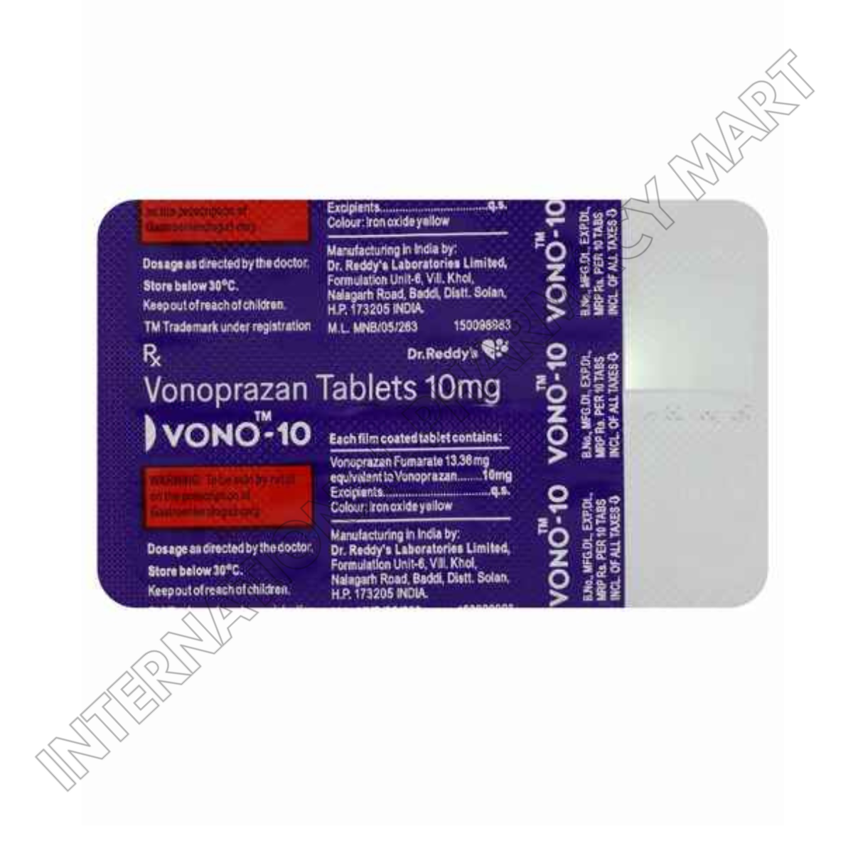 VONO 10MG-VONOPRAZAN 10MG (Generic Voquezna) - Image 2