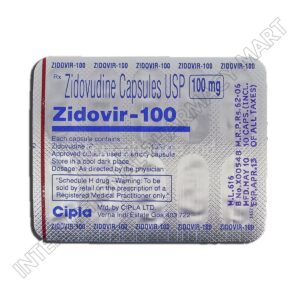 Zidovir 100mg-Zidovudine 100mg (Retrovir)