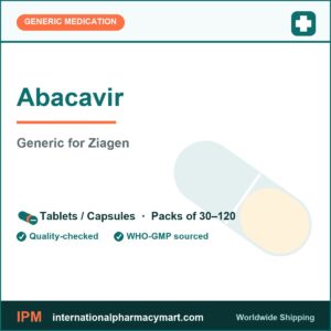 Abacavir - generic Ziagen | International Pharmacy Mart