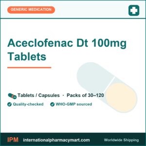 Aceclofenac Dt 100mg Tablets | International Pharmacy Mart