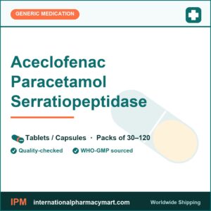 Aceclofenac Paracetamol Serratiopeptidase | International Pharmacy Mart