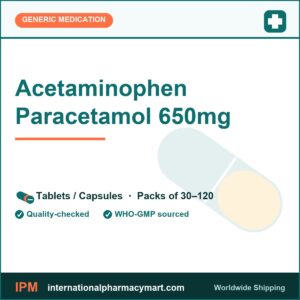 Acetaminophen Paracetamol 650mg | International Pharmacy Mart
