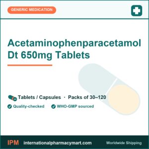 Acetaminophenparacetamol Dt 650mg Tablets | International Pharmacy Mart