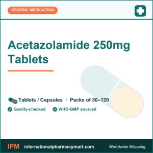 Acetazolamide 250mg Tablets | International Pharmacy Mart