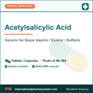 Acetylsalicylic Acid - generic Bayer Aspirin / Ecotrin / Bufferin | International Pharmacy Mart