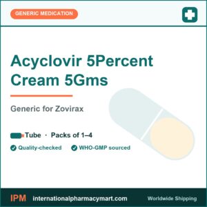 Acyclovir 5Percent Cream 5Gms - generic Zovirax | International Pharmacy Mart
