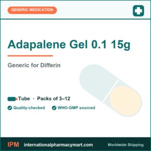 Adapalene Gel 0.1 15g - generic Differin | International Pharmacy Mart