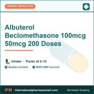 Albuterol Beclomethasone 100mcg 50mcg 200 Doses | International Pharmacy Mart