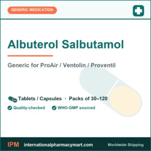 Albuterol Salbutamol - generic ProAir / Ventolin / Proventil | International Pharmacy Mart