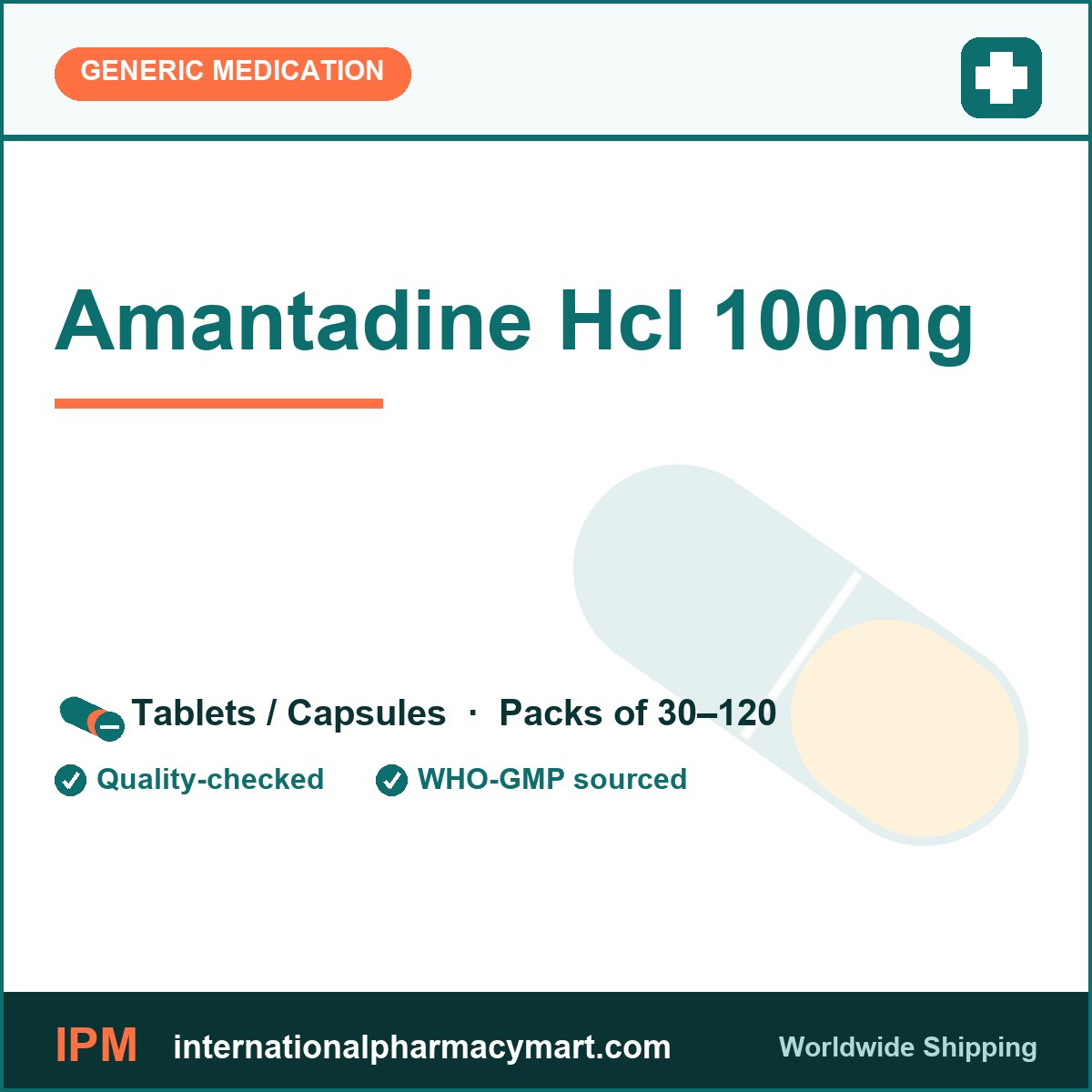Amantadine Hcl 100mg | International Pharmacy Mart