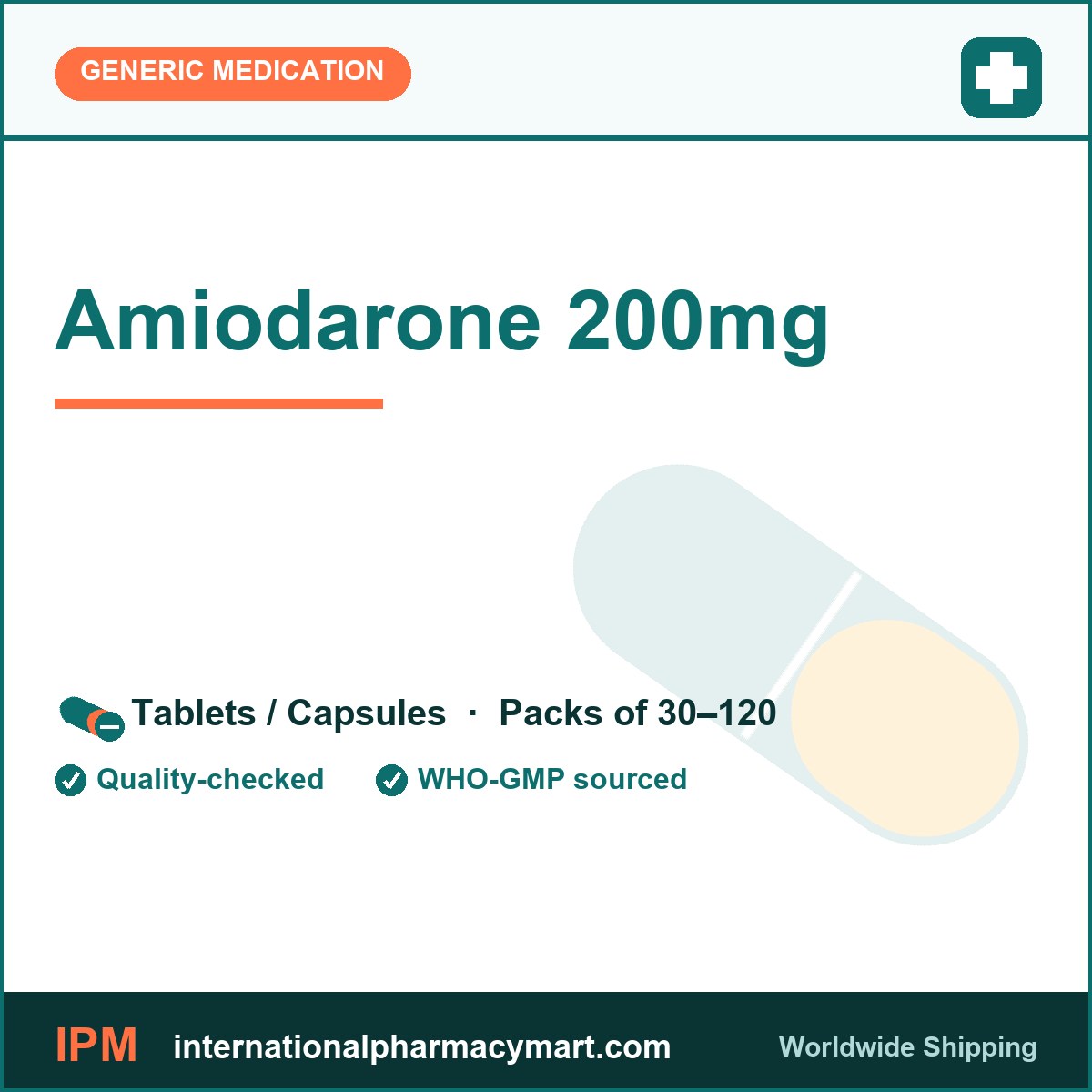 Amiodarone 200mg | International Pharmacy Mart