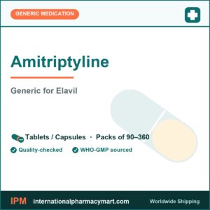 Amitriptyline - generic Elavil | International Pharmacy Mart