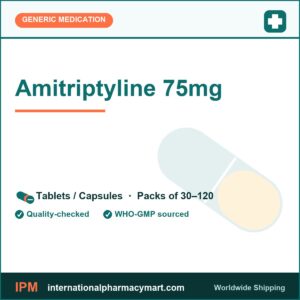 Amitriptyline 75mg | International Pharmacy Mart