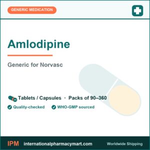 Amlodipine - generic Norvasc | International Pharmacy Mart