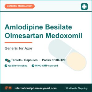 Amlodipine Besilate Olmesartan Medoxomil - generic Azor | International Pharmacy Mart