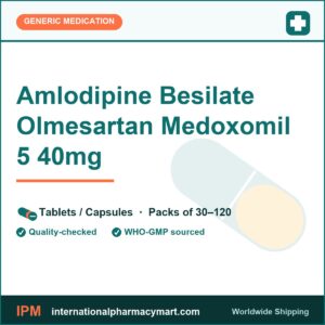 Amlodipine Besilate Olmesartan Medoxomil 5 40mg | International Pharmacy Mart