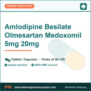 Amlodipine Besilate Olmesartan Medoxomil 5mg 20mg | International Pharmacy Mart