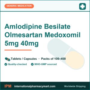 Amlodipine Besilate Olmesartan Medoxomil 5mg 40mg | International Pharmacy Mart
