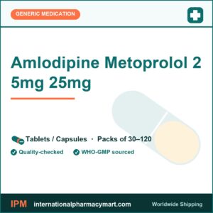 Amlodipine Metoprolol 2 5mg 25mg | International Pharmacy Mart