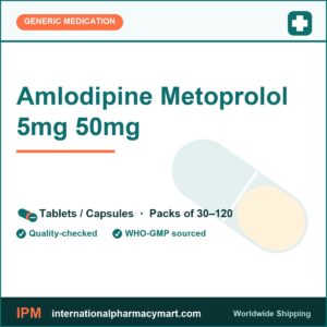 Amlodipine Metoprolol 5mg 50mg | International Pharmacy Mart